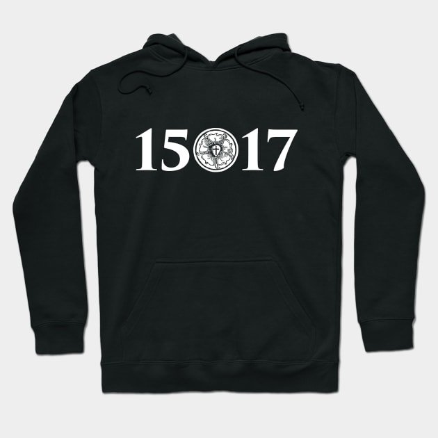 Martin Luther Rose - 1517 Hoodie by MeatMan